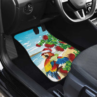 Have A Very Beach Christmas Car Mats Parrot By Lehua Flower - Wonder Print Shop