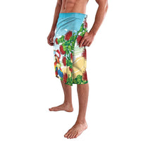 Have A Very Beach Christmas Lavalava Parrot By Lehua Flower - Wonder Print Shop