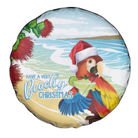Have A Very Beach Christmas Spare Tire Cover Parrot By Lehua Flower - Wonder Print Shop