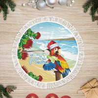 Have A Very Beach Christmas Tree Skirt Parrot By Lehua Flower - Wonder Print Shop