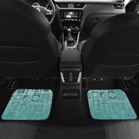 Hawaii Christmas Retro Patchwork Car Mats Teal LT7 - Wonder Print Shop