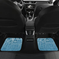 Hawaii Christmas Retro Patchwork Car Mats Aquamarine LT7 - Wonder Print Shop