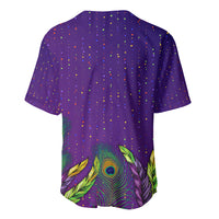 Mardi Gras Festive Confetti Baseball Jersey LT7 - Wonder Print Shop
