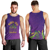 Mardi Gras Festive Confetti Men Tank Top - Wonder Print Shop