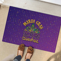 Mardi Gras Festive Confetti Rubber Doormat - Wonder Print Shop