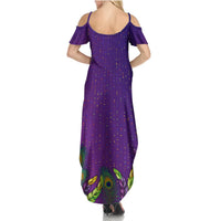 Mardi Gras Festive Confetti Summer Maxi Dress - Wonder Print Shop