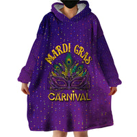 Mardi Gras Festive Confetti Wearable Blanket Hoodie - Wonder Print Shop