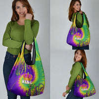 Mardi Gras Grocery Bag Tie-dye Style - King