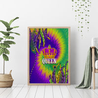 Mardi Gras Canvas Wall Art Tie-dye Style - Queen LT7 - Wonder Print Shop
