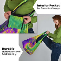 Mardi Gras Grocery Bag Tie-dye Style - Queen