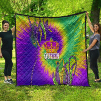 Mardi Gras Quilt Tie-dye Style - Queen - Wonder Print Shop