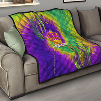Mardi Gras Quilt Tie-dye Style - Queen - Wonder Print Shop