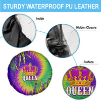 Mardi Gras Spare Tire Cover Tie-dye Style - Queen - Wonder Print Shop