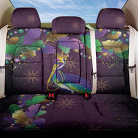 Faux Glitter Funny Mardi Gras Pelican Back Car Seat Cover Party Vibes - Wonder Print Shop