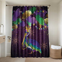Faux Glitter Funny Mardi Gras Pelican Bathroom Set Party Vibes - Wonder Print Shop