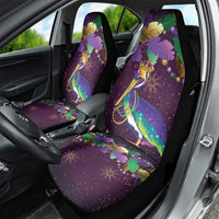 Faux Glitter Funny Mardi Gras Pelican Car Seat Cover Party Vibes - Wonder Print Shop
