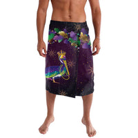 Faux Glitter Funny Mardi Gras Pelican Lavalava Party Vibes - Wonder Print Shop