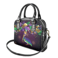 Faux Glitter Funny Mardi Gras Pelican Shoulder Handbag Party Vibes - Wonder Print Shop