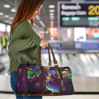 Faux Glitter Funny Mardi Gras Pelican Travel Bag Party Vibes - Wonder Print Shop