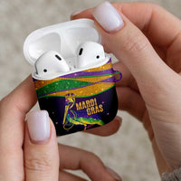 Faux Glitter Mardi Gras Pelican AirPods Case - Wonder Print Shop