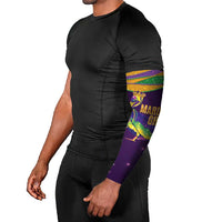 Faux Glitter Mardi Gras Pelican Arm Sleeves - Wonder Print Shop