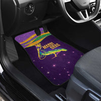 Faux Glitter Mardi Gras Pelican Car Mats - Wonder Print Shop
