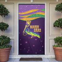 Faux Glitter Mardi Gras Pelican Door Cover - Wonder Print Shop