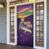 Faux Glitter Mardi Gras Pelican Door Cover - Wonder Print Shop