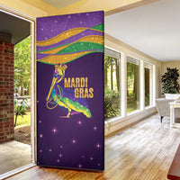 Faux Glitter Mardi Gras Pelican Door Cover - Wonder Print Shop