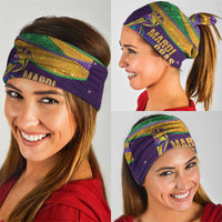 Faux Glitter Mardi Gras Pelican Neck Gaiter - Wonder Print Shop