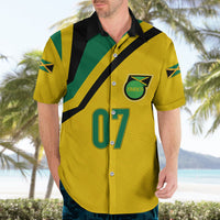 Personalised Jamaica Football Hawaiian Shirt Reggae Boyz Retro WC 1998 Inspired - Wonder Print Shop