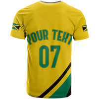 Personalised Jamaica Football T Shirt Reggae Boyz Retro WC 1998 Inspired - Wonder Print Shop