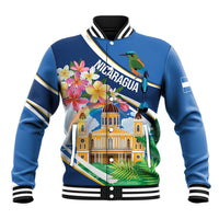 Nicaragua Granada Personalized Baseball Jacket Viva Nica - Wonder Print Shop