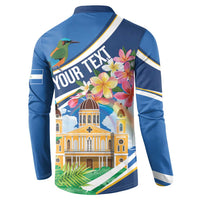 Nicaragua Granada Personalized Button Sweatshirt Viva Nica - Wonder Print Shop