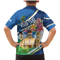 Nicaragua Granada Personalized Family Matching Mermaid Dress and Hawaiian Shirt Viva Nica - Wonder Print Shop