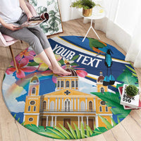 Nicaragua Granada Personalized Round Carpet Viva Nica - Wonder Print Shop