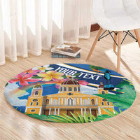 Nicaragua Granada Personalized Round Carpet Viva Nica - Wonder Print Shop