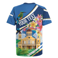 Nicaragua Granada Personalized Rugby Jersey Viva Nica - Wonder Print Shop