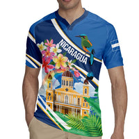 Nicaragua Granada Personalized Rugby Jersey Viva Nica - Wonder Print Shop