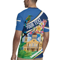 Nicaragua Granada Personalized Rugby Jersey Viva Nica - Wonder Print Shop