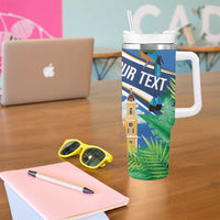 Nicaragua Granada Personalized Tumbler With Handle Viva Nica - Wonder Print Shop