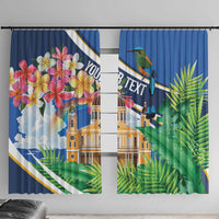 Nicaragua Granada Personalized Window Curtain Viva Nica - Wonder Print Shop