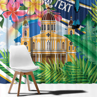 Nicaragua Granada Personalized Window Curtain Viva Nica - Wonder Print Shop