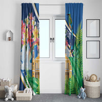 Nicaragua Granada Personalized Window Curtain Viva Nica - Wonder Print Shop