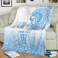 Guatemala Personalized Blanket Mayan Warrior - Wonder Print Shop