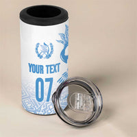 Guatemala Personalized 4 in 1 Can Cooler Tumbler Mayan Warrior - Wonder Print Shop
