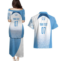 Guatemala Personalized Couples Matching Puletasi and Hawaiian Shirt Mayan Warrior - Wonder Print Shop