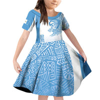 Guatemala Personalized Family Matching Off Shoulder Short Dress and Hawaiian Shirt Mayan Warrior - Wonder Print Shop