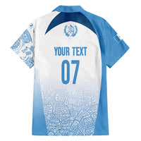 Guatemala Personalized Family Matching Off Shoulder Short Dress and Hawaiian Shirt Mayan Warrior - Wonder Print Shop