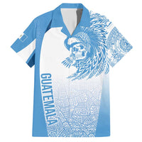 Guatemala Personalized Family Matching Short Sleeve Bodycon Dress and Hawaiian Shirt Mayan Warrior - Wonder Print Shop